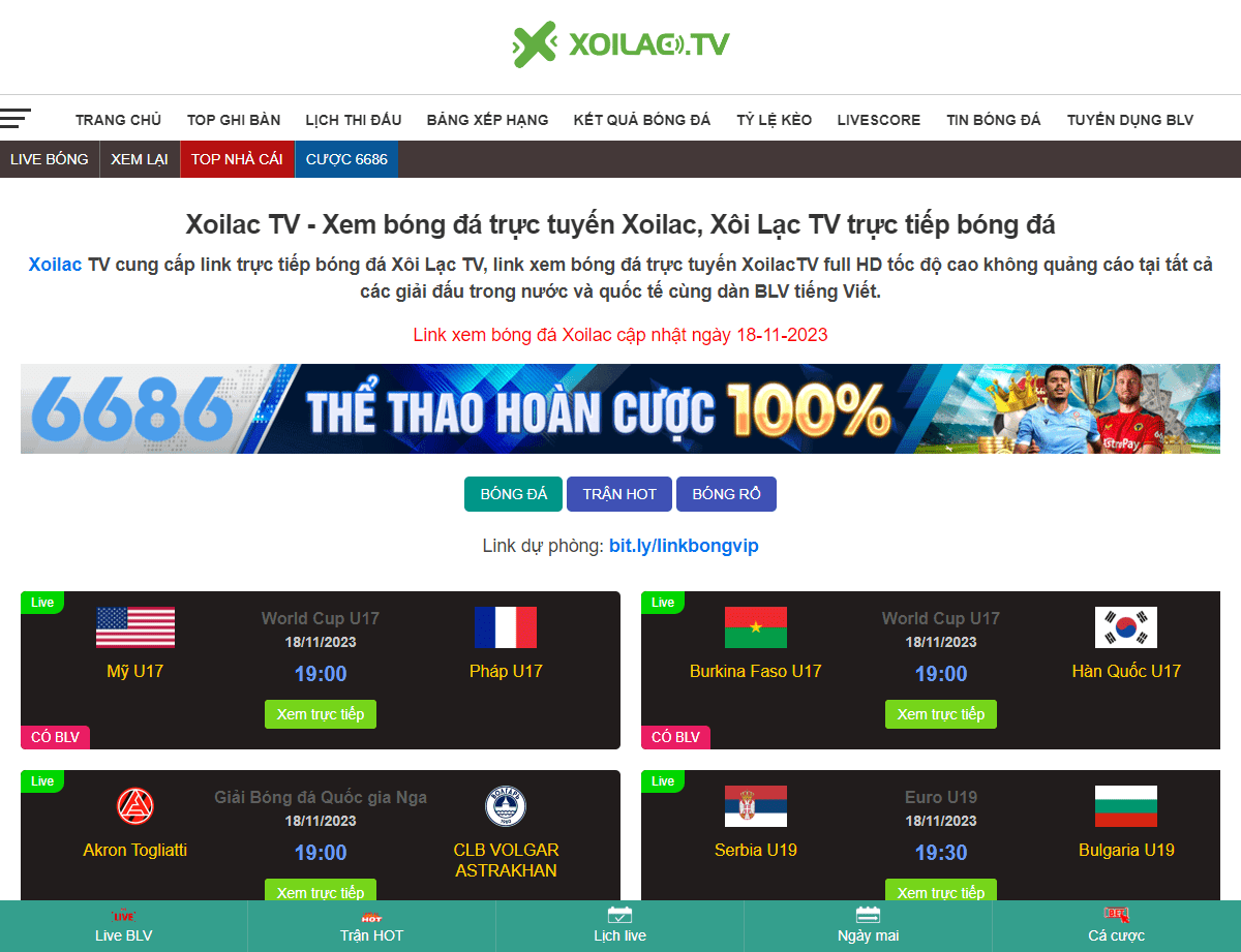 Xoilac TV hetgia.com - Xem trực tiếp bóng đá không giật lag cùng BLV chuyên nghiệp Những trận đấu trực tiếp đều có bình luận viên