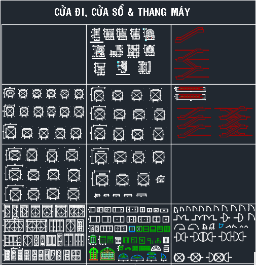 Tổng Hợp Thư Viện CAD 2D Mới Nhất 2021 - Link Google Drive ảnh minh họa thang máy
